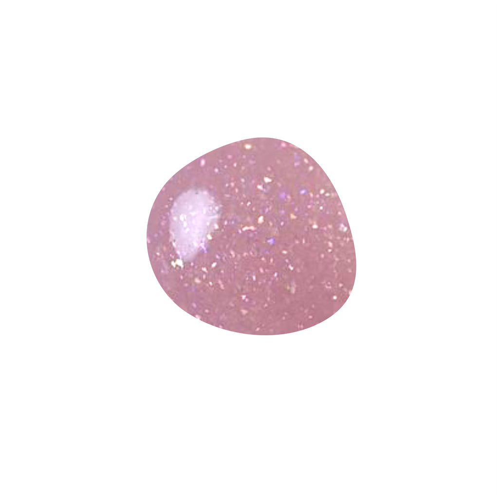 Gel acrilico rosa cipria con paillettes 30gr