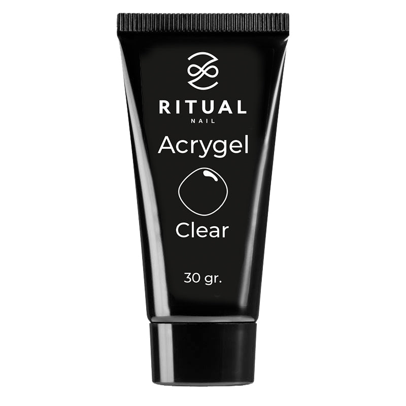 Acrygel Clear Gel acrilico bianco trsparente 30gr