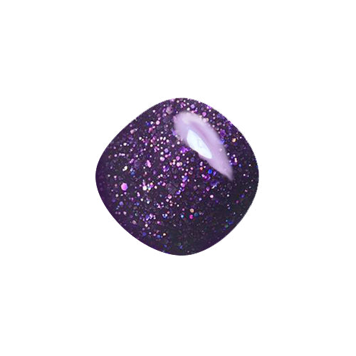 Smalto semipermanente glitter viola metallizzato